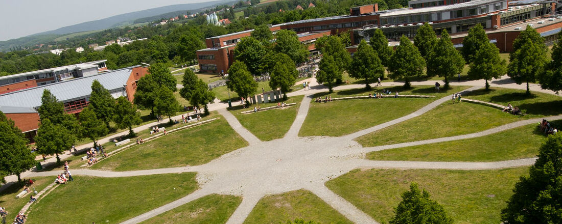 Rondell der Uni Bayreuth